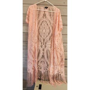 Ana & Rose Kimono Pink One Size Fits All